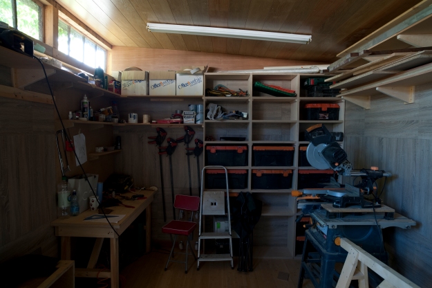 Shed interior view 1